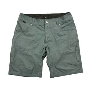 Kuhl Shorts Mens 36 Gray Silencr Kargo Hiking Quick Dry Stretch Outdoor Gorpcore